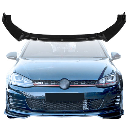 🤩Front Splitter Bumper SUITABLE For Golf MK7 MK7.5 GTI 14-19 Carbon Look 🤩
