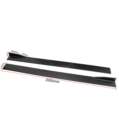 🏁FRONT BUMPER SPLITTER, SIDE SKIRTS SUITABLE FOR MERCEDES CLASSEC W204 11-14