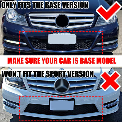 🏁FRONT BUMPER SPLITTER, SIDE SKIRTS SUITABLE FOR MERCEDES CLASSEC W204 11-14