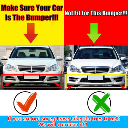 💎Splitter anteriore Paraurti Per Mercedes Benz W204 C180 C200 2011-2014 carbonio