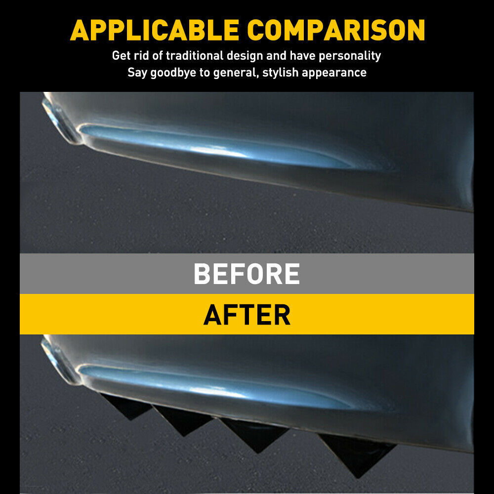 ⭐Aero flaps adatto per AUDI A3 A4 A5 S5 RS5 nero lucido⭐