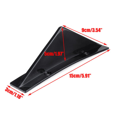 ⭐Aero flaps adatto per AUDI A3 A4 A5 S5 RS5 nero lucido⭐