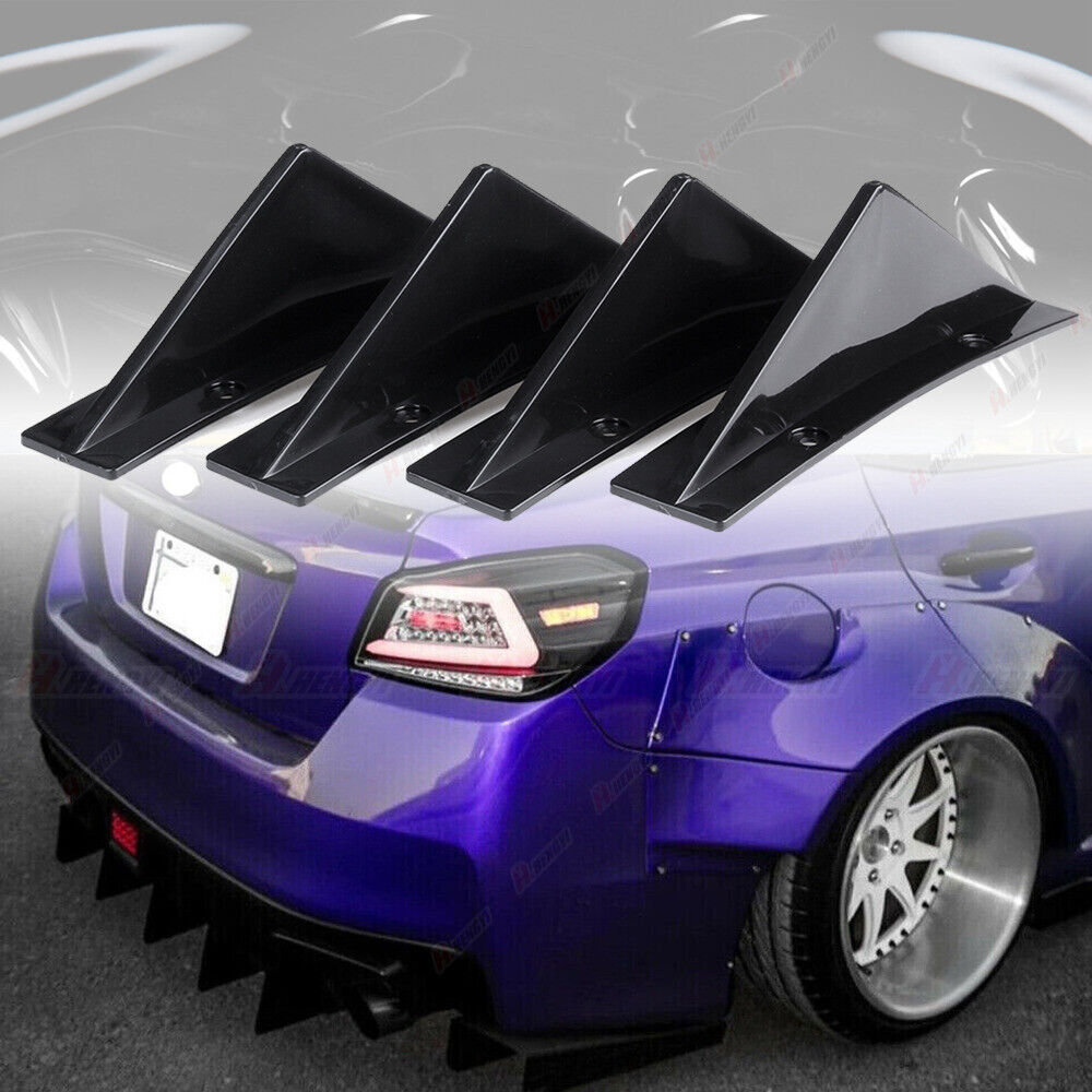 ⭐Aero flaps adatto per AUDI A3 A4 A5 S5 RS5 nero lucido⭐