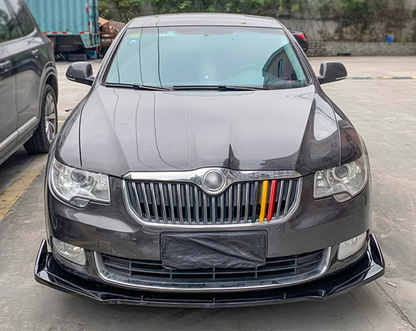 🤩FRONT SPLITTER SUITABLE FOR SKODA SUPERB B6 CARBON BLACK🤩