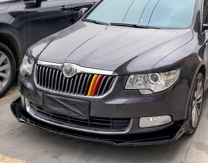 🤩FRONT SPLITTER SUITABLE FOR SKODA SUPERB B6 CARBON BLACK🤩