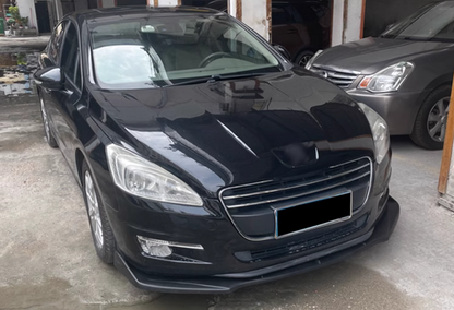💎FRONT SPLITTER SUITABLE FOR PEUGEOT 508 10-18 CARBON BLACK💎