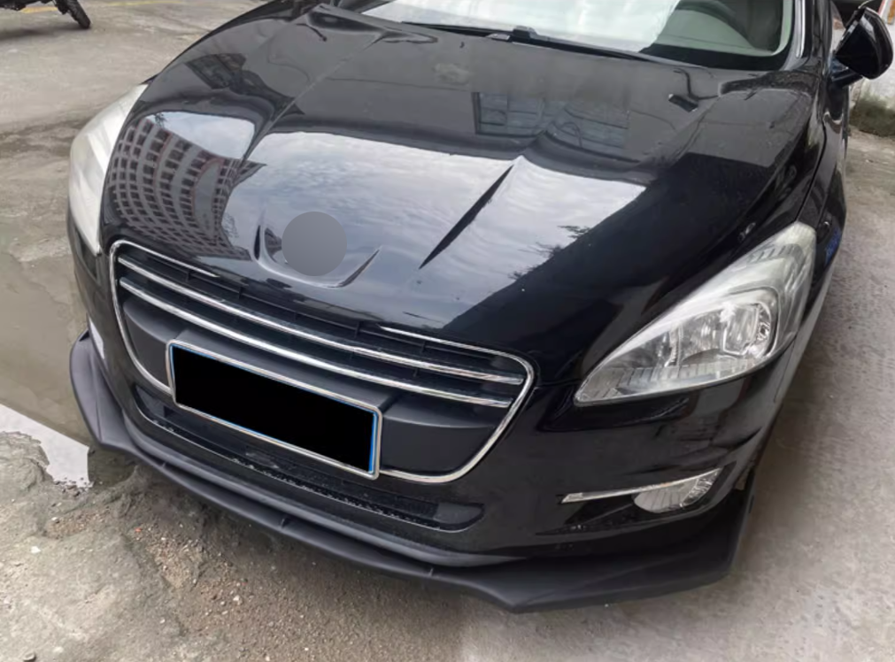 💎FRONT SPLITTER SUITABLE FOR PEUGEOT 508 10-18 CARBON BLACK💎