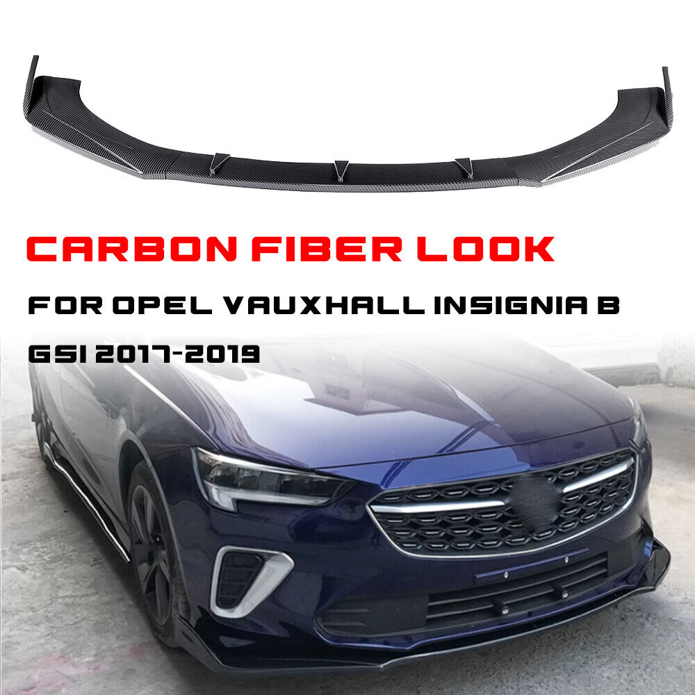 ➡️FRONT SPLITTER SUITABLE FOR OPEL INSIGNIA B GSI 17-20 CARBON BLACK😍