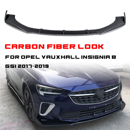 ➡️FRONT SPLITTER SUITABLE FOR OPEL INSIGNIA B GSI 17-20 CARBON BLACK😍