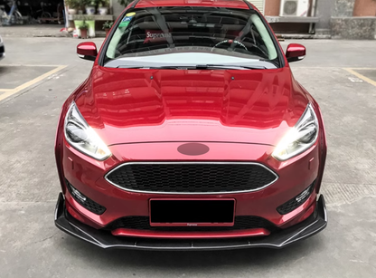 ✨SPLITTER ANTERIORE ADATTO PER ⭐FORD FOCUS Ⅲ 14+⭐CARBON NERO✨