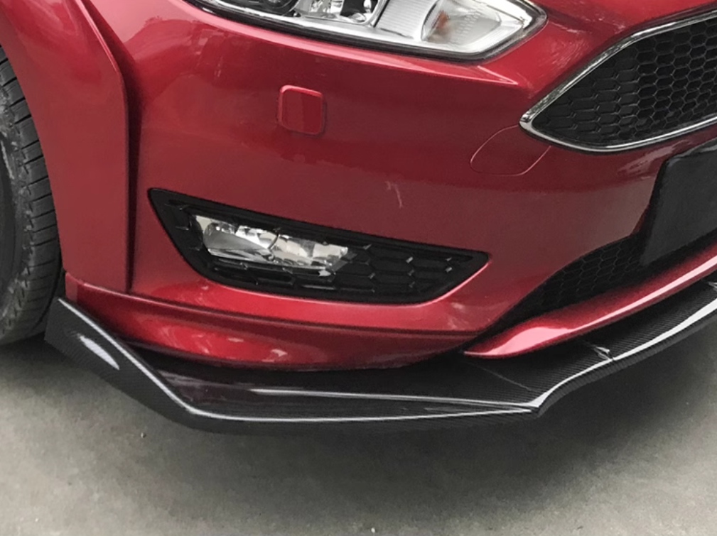 ✨SPLITTER ANTERIORE ADATTO PER ⭐FORD FOCUS Ⅲ 14+⭐CARBON NERO✨