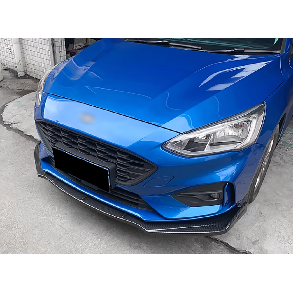 💎 SPLITTER ANTERIORE ADATTO PER ⭐FORD FOCUS IV💎 CARBON NERO✨