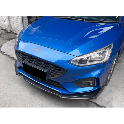 💎 SPLITTER ANTERIORE ADATTO PER ⭐FORD FOCUS IV💎 CARBON NERO✨