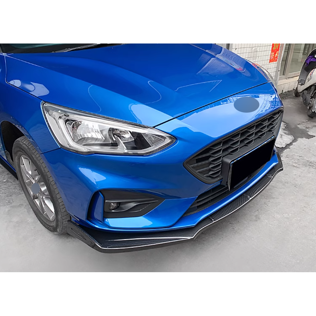 💎 SPLITTER ANTERIORE ADATTO PER ⭐FORD FOCUS IV💎 CARBON NERO✨