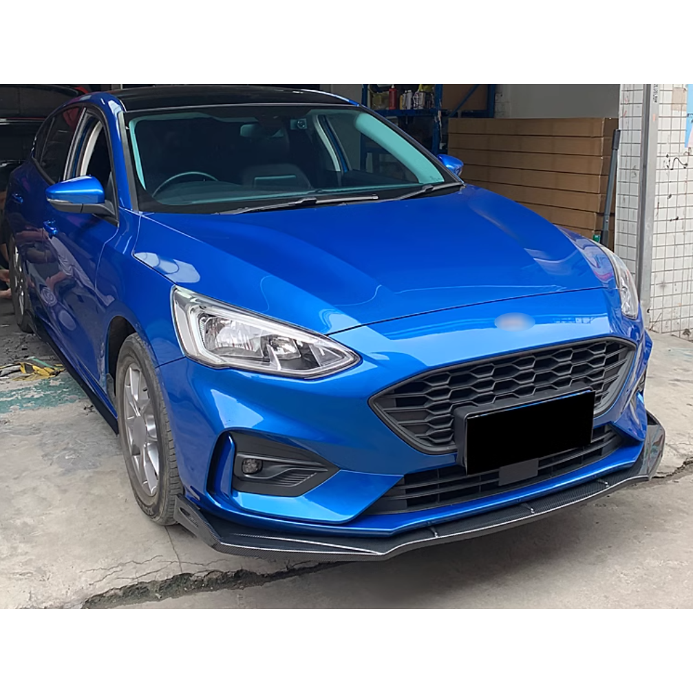 💎 SPLITTER ANTERIORE ADATTO PER ⭐FORD FOCUS IV💎 CARBON NERO✨