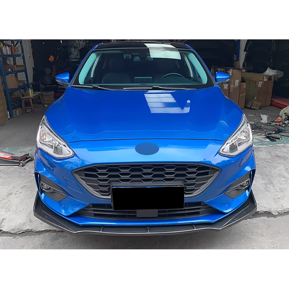 💎 SPLITTER ANTERIORE ADATTO PER ⭐FORD FOCUS IV💎 CARBON NERO✨