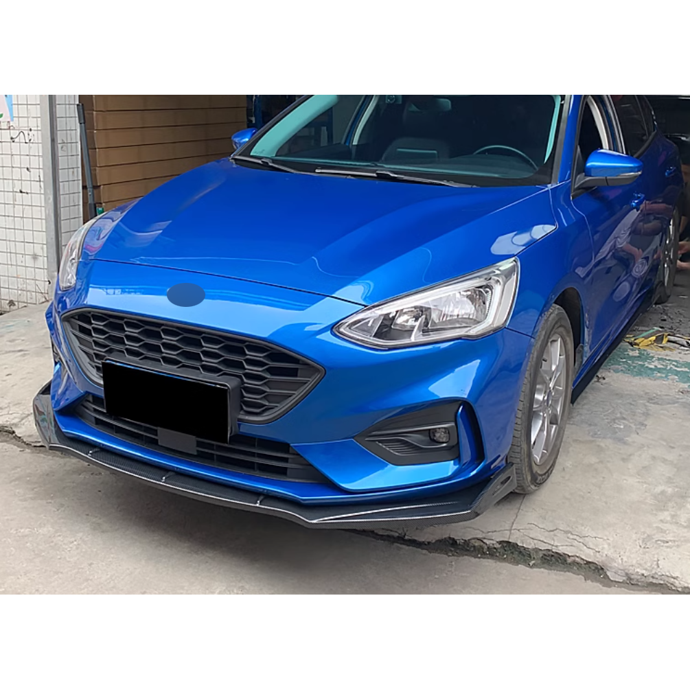 💎 SPLITTER ANTERIORE ADATTO PER ⭐FORD FOCUS IV💎 CARBON NERO✨