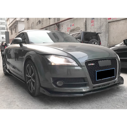 🤩 SPLITTER ANTERIORE ADATTO PER ✨AUDI TT Ⅱ 8J 06-14✨CARBON NERO🤩