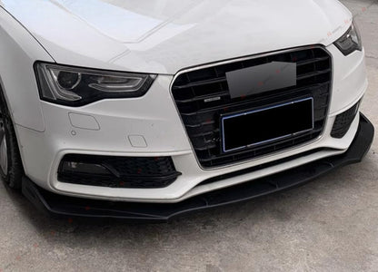 ⚡SPLITTER ANTERIORE ADATTO PER ⭐AUDI A5 8T 11-16⭐CARBON NERO⚡