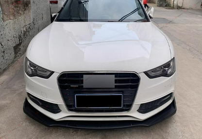 ⚡SPLITTER ANTERIORE ADATTO PER ⭐AUDI A5 8T 11-16⭐CARBON NERO⚡