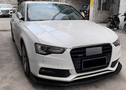 ⚡SPLITTER ANTERIORE ADATTO PER ⭐AUDI A5 8T 11-16⭐CARBON NERO⚡