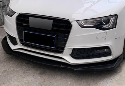 ⚡SPLITTER ANTERIORE ADATTO PER ⭐AUDI A5 8T 11-16⭐CARBON NERO⚡