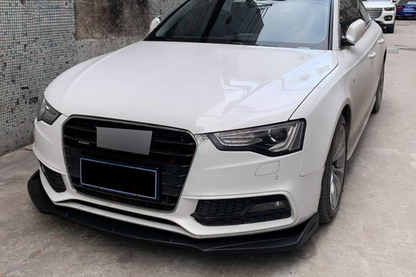 ⚡SPLITTER ANTERIORE ADATTO PER ⭐AUDI A5 8T 11-16⭐CARBON NERO⚡