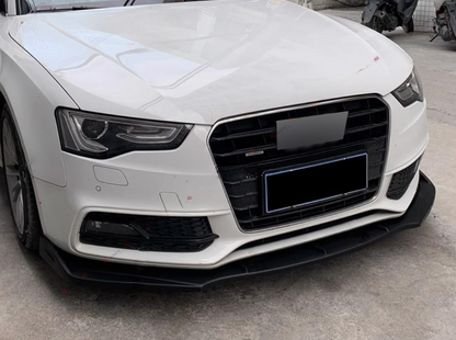 ⚡SPLITTER ANTERIORE ADATTO PER ⭐AUDI A5 8T 11-16⭐CARBON NERO⚡