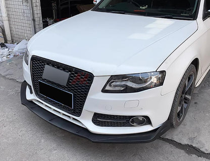 ⚡FRONT SPLITTER SUITABLE FOR ⭐AUDI A4 B8 08-15⭐CARBON BLACK⚡