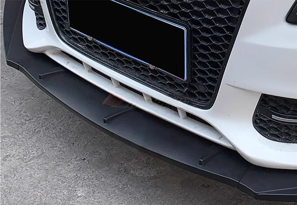 ⚡FRONT SPLITTER SUITABLE FOR ⭐AUDI A4 B8 08-15⭐CARBON BLACK⚡