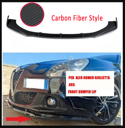 🔥SPLITTER ANTERIORE ALFA ROMEO GIULIETTA 940 CARBON FIBER LOOK🔥
