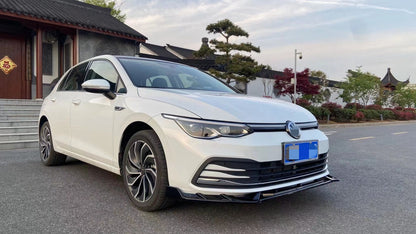 ⭐SPLITTER ANTERIORE VW GOLF Ⅷ GTI GTD TDI TSI 2020+CARBON NERO⭐