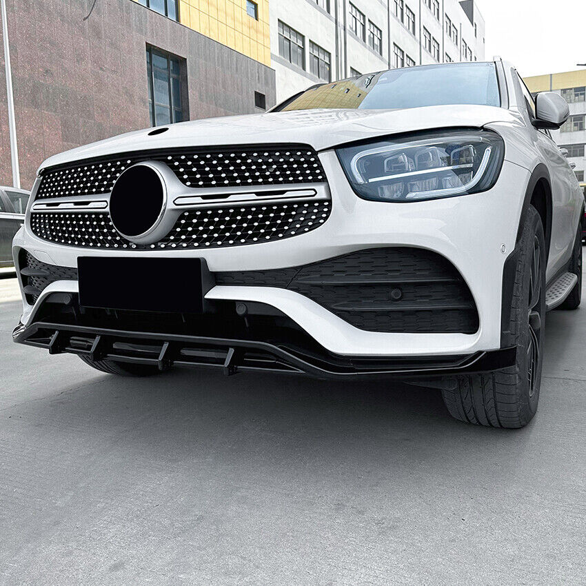 🔥SPLITTER SUITABLE FOR MERCEDES GLC CLASS C253 X253 GLOSSY BLACK🔥
