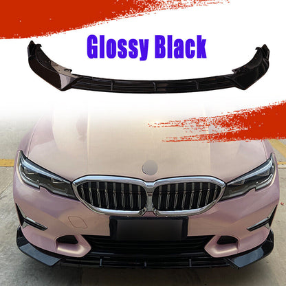 🔥SPLITTER ADATTO PER BMW SERIE 3 G20 G21 19-22 PRE-LCI NERO LUCIDO🔥