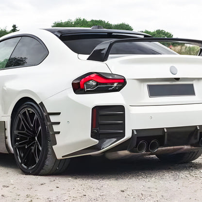 🔥AERO FLAPS POSTERIORI ADATTO PER BMW M2 G87 22+ NERO LUCIDO🔥