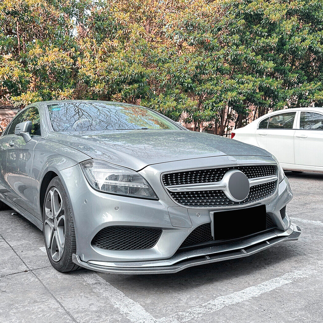 ✨SPLITTER ANTERIORI ADATTO PER MERCEDES C218 AMG LINE Carbon Nero✨