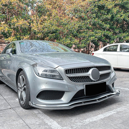 ✨SPLITTER ANTERIORI ADATTO PER MERCEDES C218 AMG LINE Carbon Nero✨