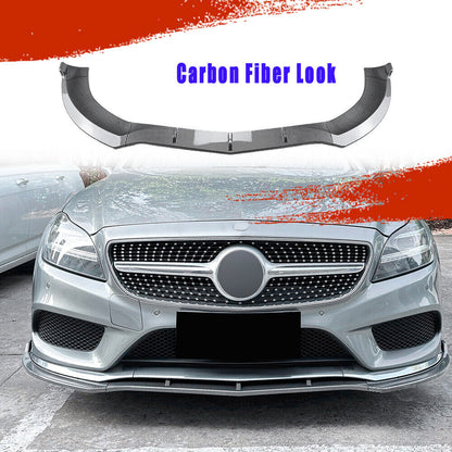 ✨SPLITTER ANTERIORI ADATTO PER MERCEDES C218 AMG LINE Carbon Nero✨