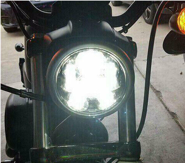 💫Fari Proiettore Hi-Lo Beam LED 5,75"" 5-3/4"" Principale Pollici Per Moto💫