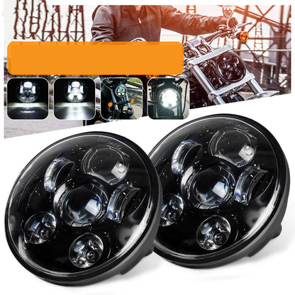 💫Fari Proiettore Hi-Lo Beam LED 5,75"" 5-3/4"" Principale Pollici Per Moto💫