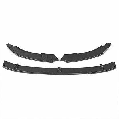 ⭐FRONT SPLITTER SUITABLE FOR VW GOLF 6 MK6 GTI 2010-13 CARBON BLACK⭐