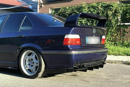 ⭐SPOILER ADATTO PER BMW SERIE 3 E36 BERLINA COUPE NERO LUCIDO⭐