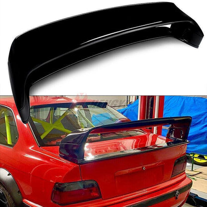 ⭐SPOILER ADATTO PER BMW SERIE 3 E36 BERLINA COUPE NERO LUCIDO⭐