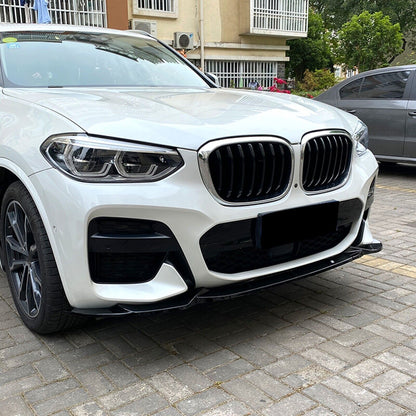 🩵SPOILER ADATTO PER BMW X3 G01 X4 G02 2018+ M SPORT NERO LUCIDO🩵