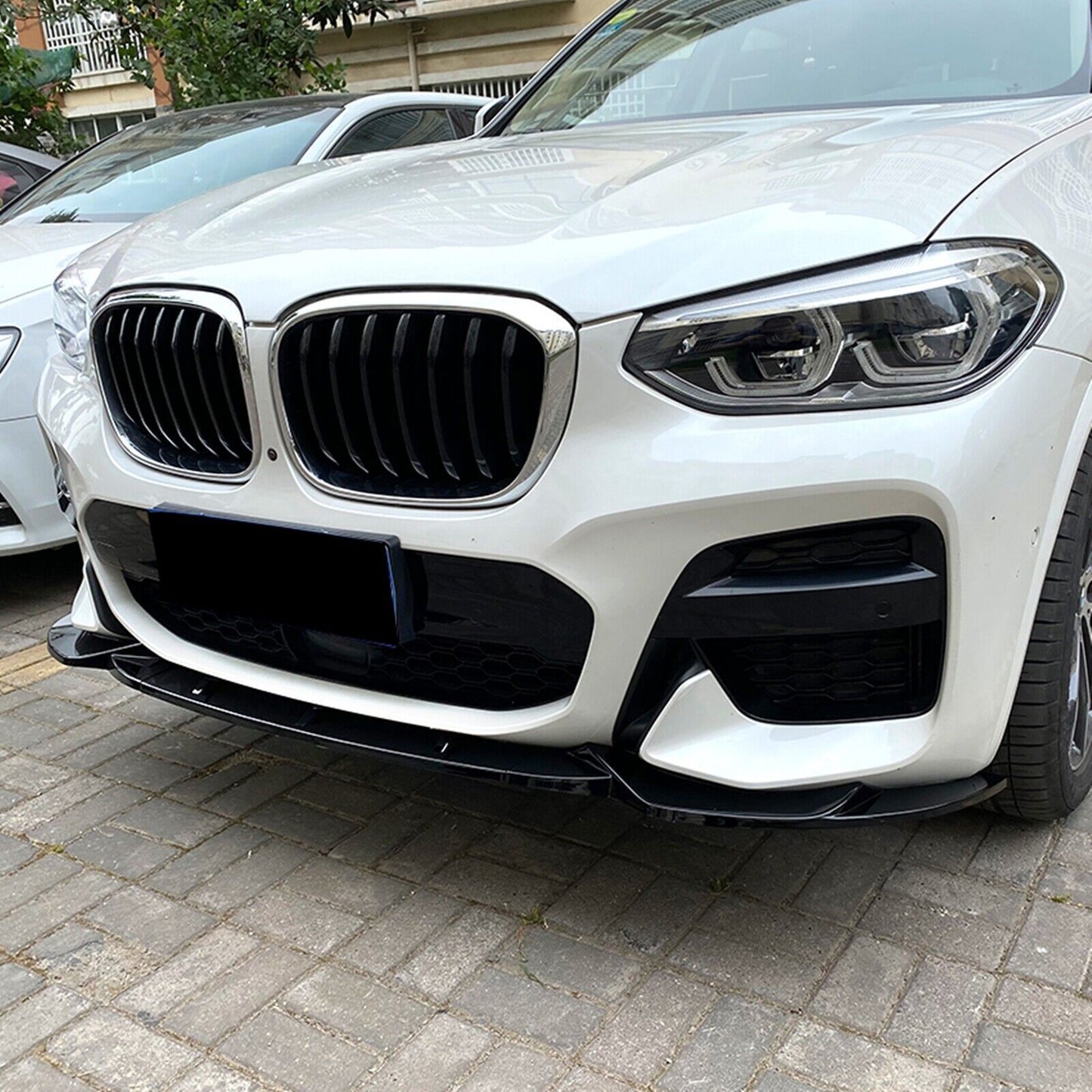 🩵SPOILER ADATTO PER BMW X3 G01 X4 G02 2018+ M SPORT NERO LUCIDO🩵