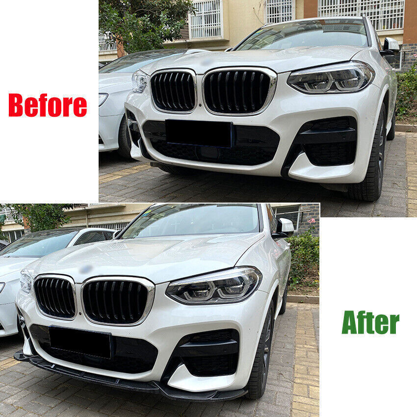 🩵SPOILER ADATTO PER BMW X3 G01 X4 G02 2018+ M SPORT NERO LUCIDO🩵