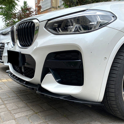 🩵SPOILER ADATTO PER BMW X3 G01 X4 G02 2018+ M SPORT NERO LUCIDO🩵