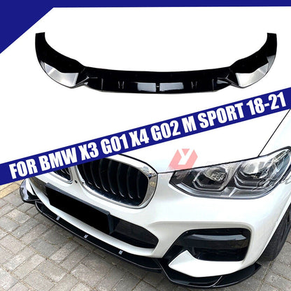 🩵SPOILER ADATTO PER BMW X3 G01 X4 G02 2018+ M SPORT NERO LUCIDO🩵