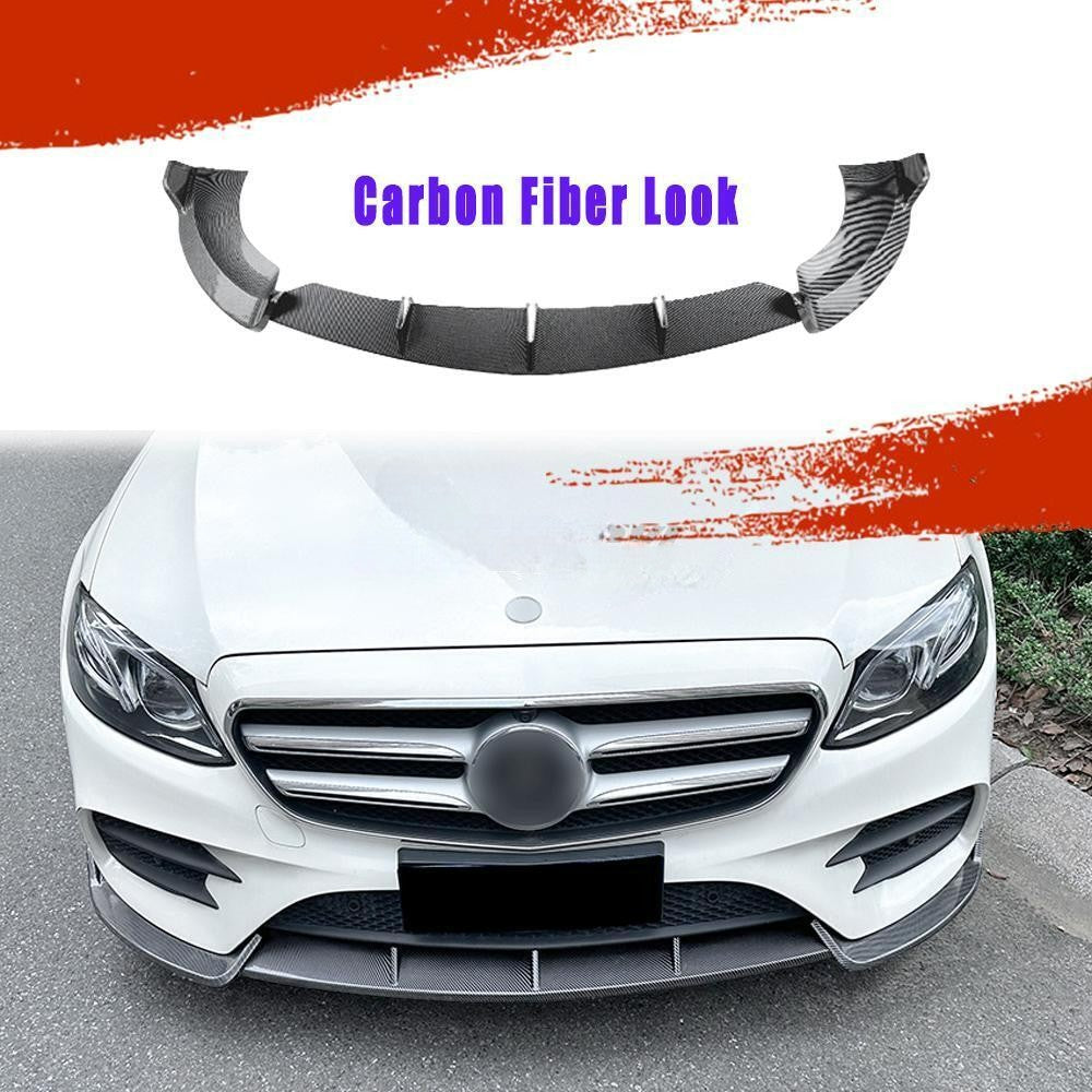 ⭐SPLITTER ADATTO MERCEDES CLASSE E W213 16-21 Carbon Nero⭐