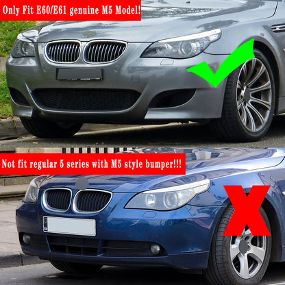 ⭐SPLITTER SUITABLE FOR BMW SERIES 5 E60 E61 M5 2004-2010⭐